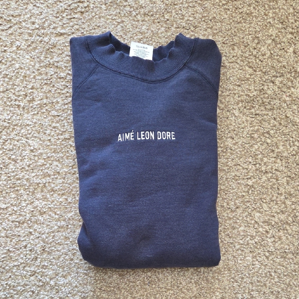 Aimé Leon Dore Navy Sweatshirt - Large